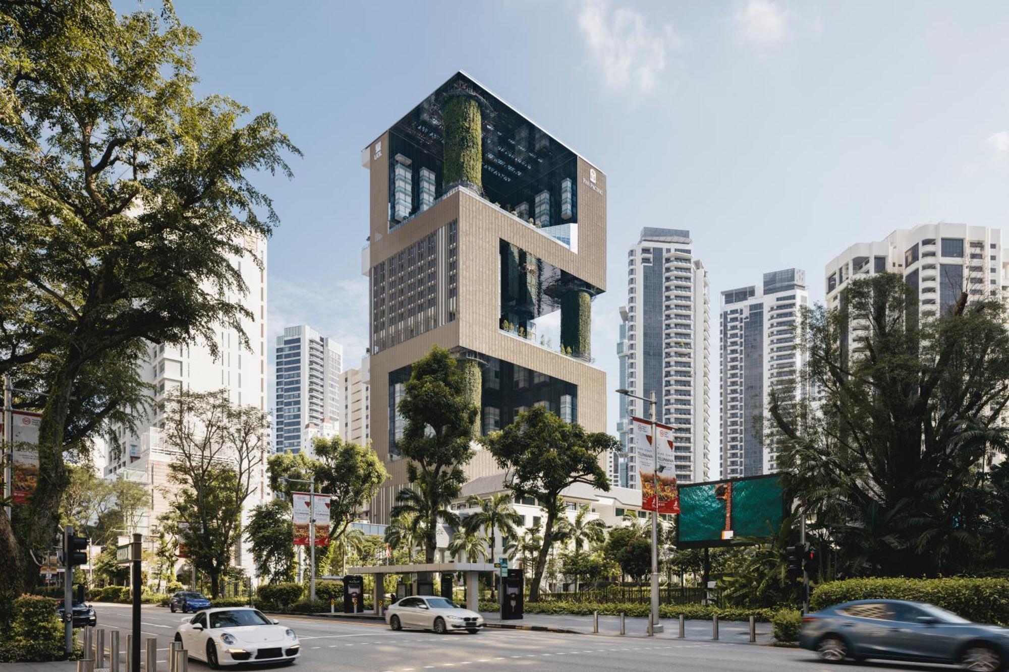 Pan Pacific Orchard Hotel Singapore Exterior photo The proposed building